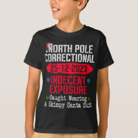 North Le Indecent Exsure Caught Wearing A Santa Su