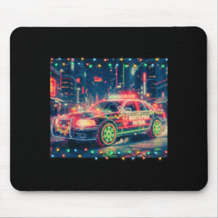 North Le Patrol Christmas Car Tee Mouse Pad