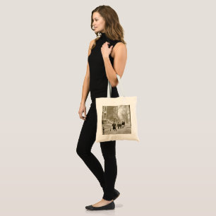 NORTH LINCOLN PARK CHICAGO W. OF MENOMINEE 1890'S TOTE BAG