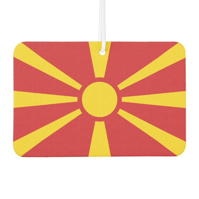 North Macedonia Air Freshener (Front)