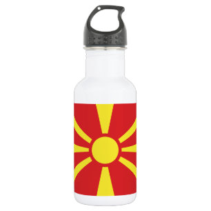 North Macedonia Flag 532 Ml Water Bottle