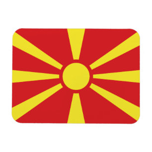 North Macedonia Flag Magnet