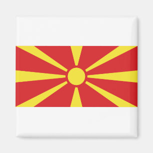 North Macedonia Flag Magnet