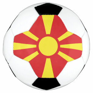 North Macedonia Flag Soccer Ball
