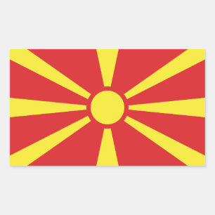North Macedonia Flag Sticker