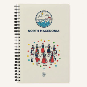 North Macedonia Heritage & Folklore: Travel Photo  Notebook