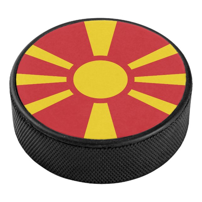 North Macedonia Hockey Puck (3/4)