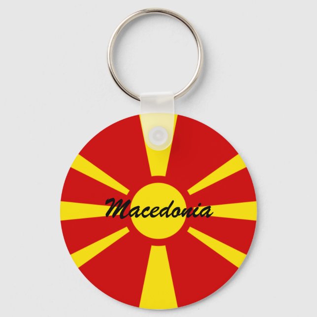 north macedonia keychain (Front)