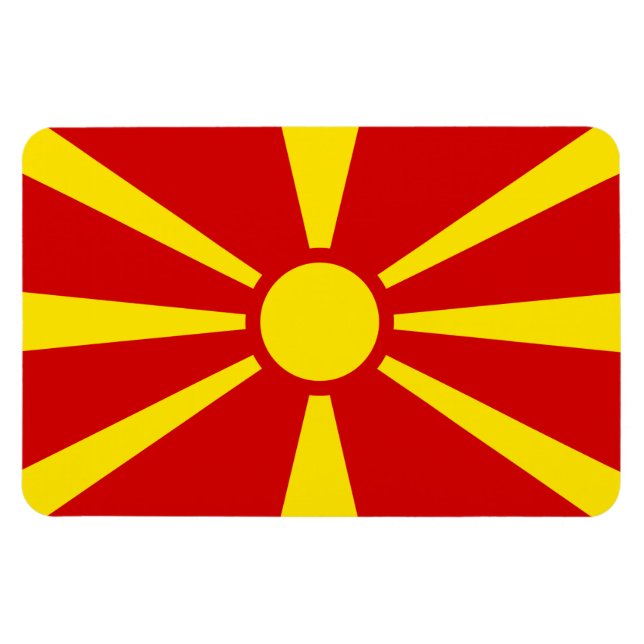 North Macedonia Magnet (Horizontal)