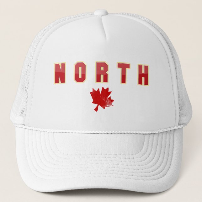 North maple leaf trucker hat (Front)