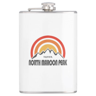 North Maroon Peak Hip Flask