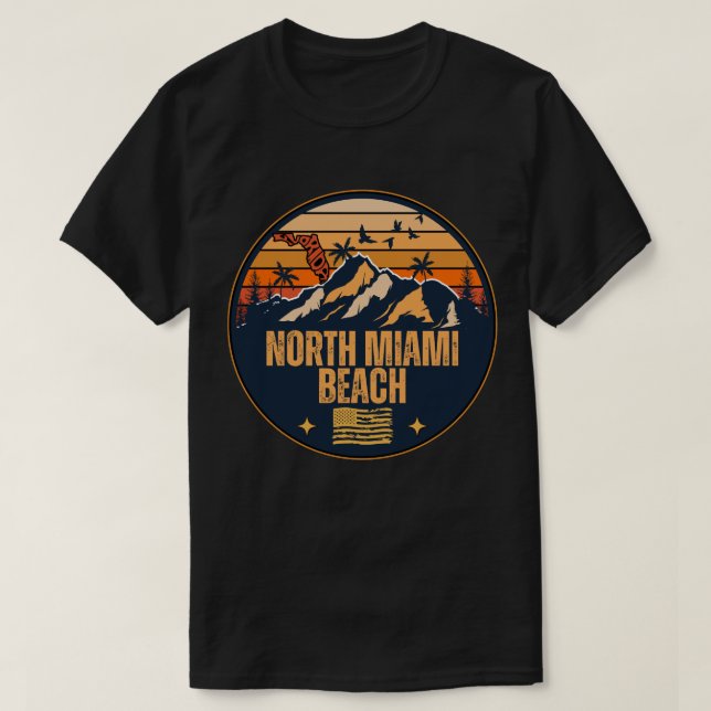 North Miami Beach, Florida  T-Shirt (Design Front)