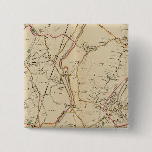 North New York City 4 2 Inch Square Button