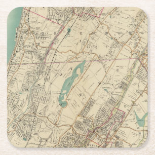 North New York City 5 Square Paper Coaster