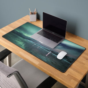 North Norway Aurora Night Desk Mat