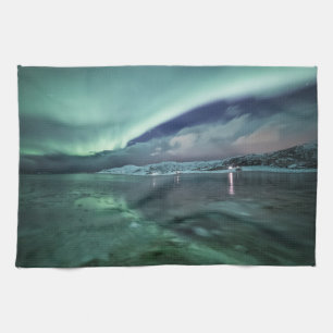 North Norway Aurora Night Kitchen Towel