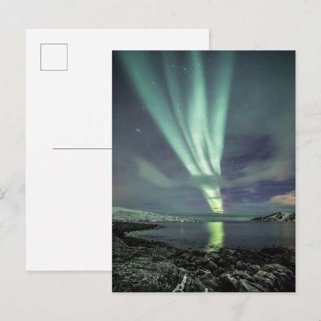 North Norway Northern Lights Postcard (Front/Back)