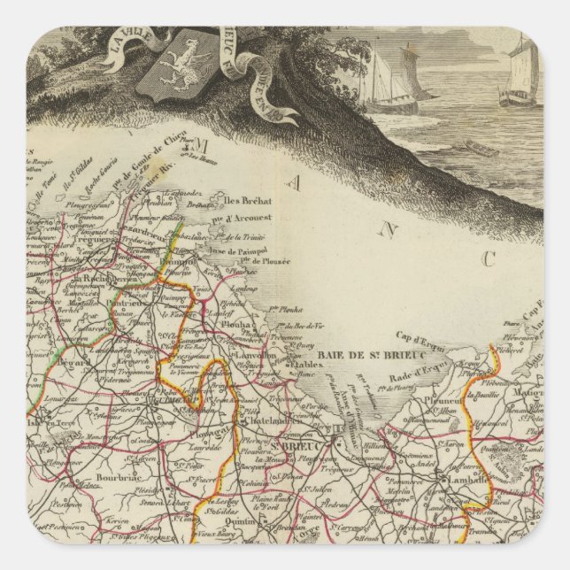 North Odds Square Sticker (Front)