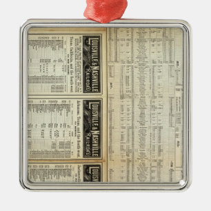 North of Louisville and Nashville Railroad Metal Ornament