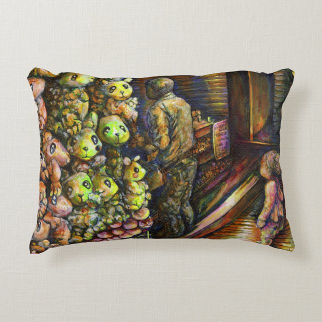 North of the Circus Accent Pillow (Front)