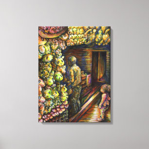 North of the Circus Canvas Print