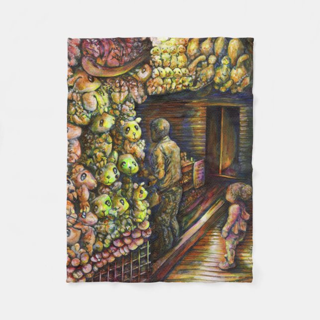 North of the Circus Fleece Blanket (Front)