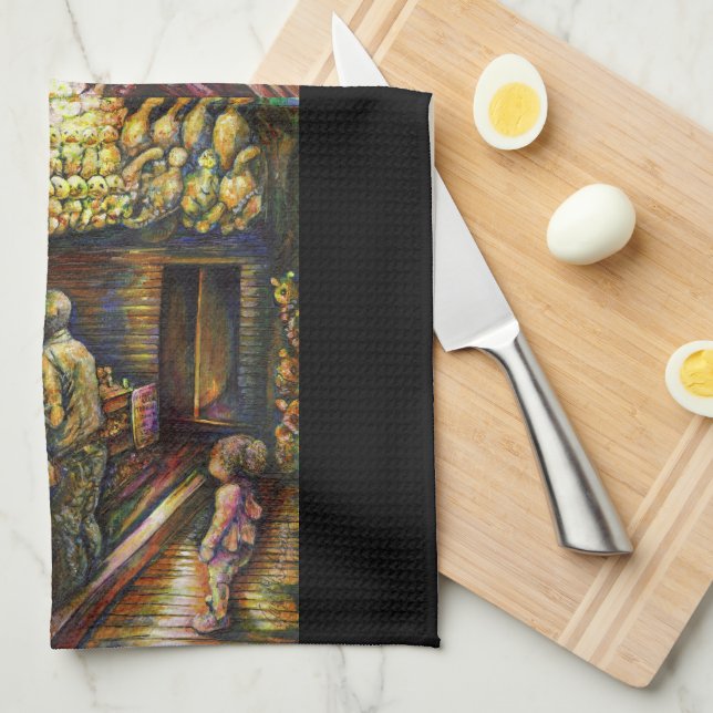 North of the Circus Kitchen Towel (Quarter Fold)