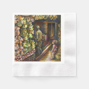 North of the Circus Napkin