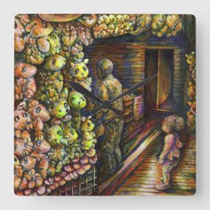 North of the Circus Square Wall Clock