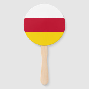 North Ossetia Flag Hand Fan