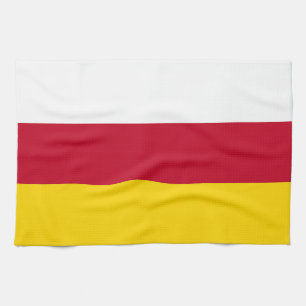 North Ossetia Flag Kitchen Towel