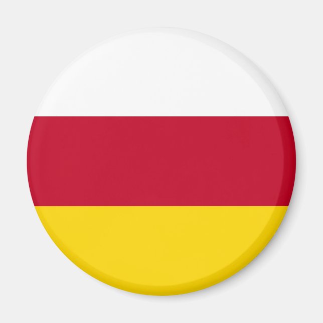 North Ossetia Flag Magnet (Front)