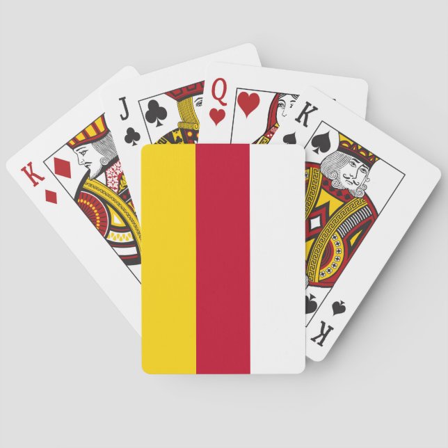 North Ossetia Flag Playing Cards (Back)