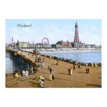 North Pier in Blackpool, England (c. 1900) 