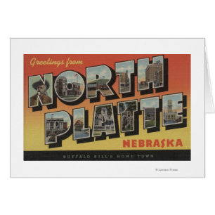 North Platte, Nebraska - Scènes à grandes lettres