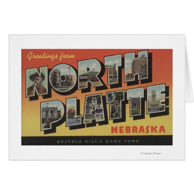 North Platte, Nebraska - Scènes à grandes lettres (Devant horizontal)