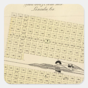 North Platte, Nebraska Square Sticker