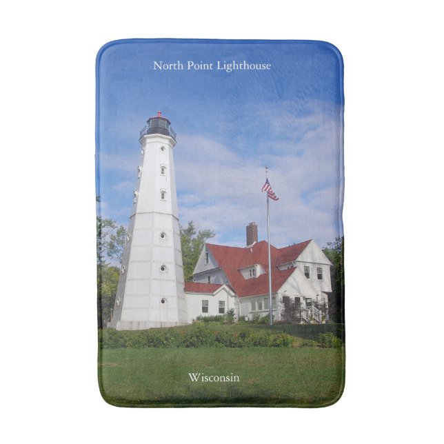 North Point Lighthouse bathmat (Front Vertical)