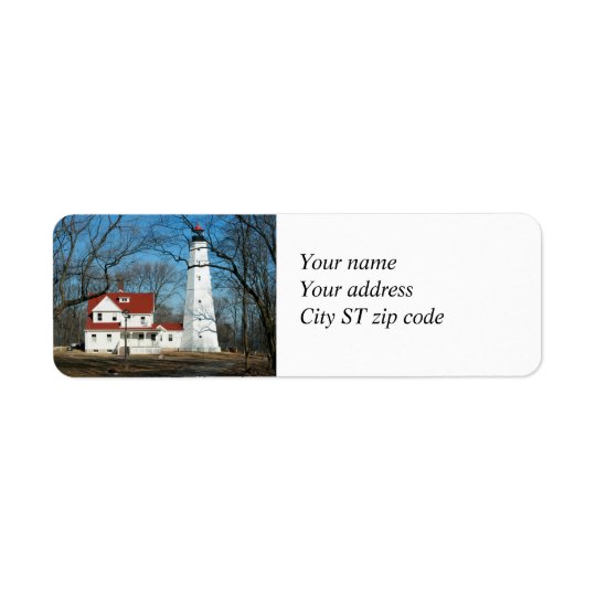North Point Lighthouse Milw WI Address Label