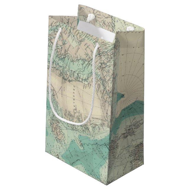 North Polar regions Small Gift Bag (Back Angled)