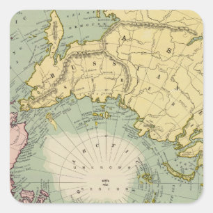 North Polar Regions Square Sticker