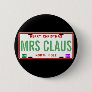 North Pole 2015 2 Inch Round Button