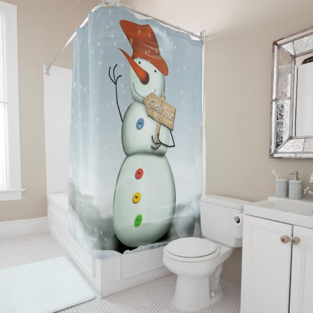 North Pole Bound Snowman (In Situ)