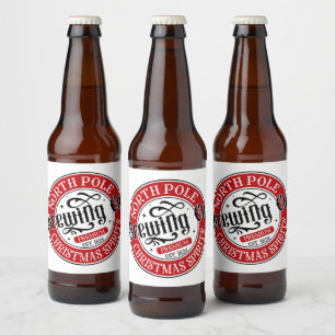 North Pole Brewing Company  Beer Bottle Label