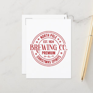 North Pole Brewing Company Holiday Postcard