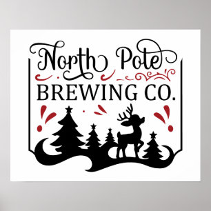 North Pole Brewing Company Poster