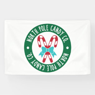 North Pole Candy Company Holiday Banner