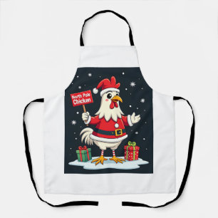 North Pole Chicken Apron