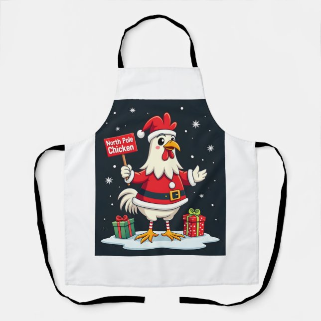 North Pole Chicken Apron (Front)