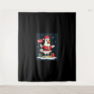 North Pole Chicken Tapestry